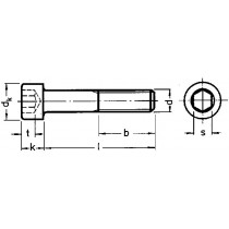DIN 912 / ISO 4762 - Schrauben mit Innensechskant/Innensechsrund